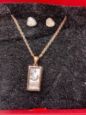Louise Carter -FAE® Golden Fortune The Moon Tarot Necklace, NEW In Box - RRP £50