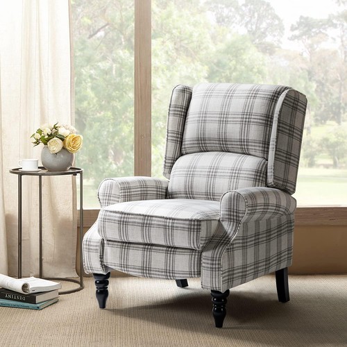 Upholstered recliner chair - recliner,