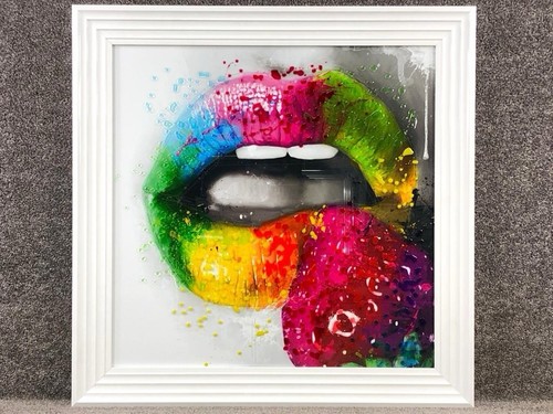 Strawberry lips liquid art - strawberry,