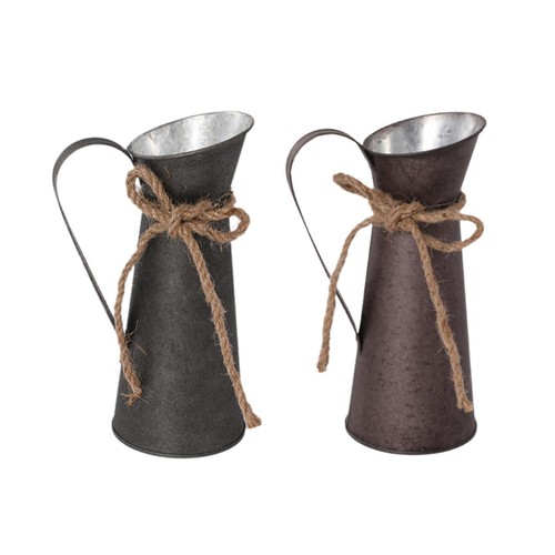 Milk jug vase - vase, shabby