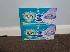 Fairy Non Bio Platinum Washing liquid  Detergent tablet silk tree blossom 2x 29