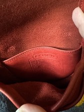 Coach Vintage Red Belt Bag