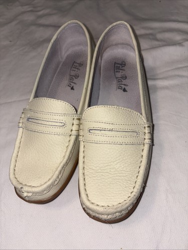 Pili pala cream leather loafer - cream,