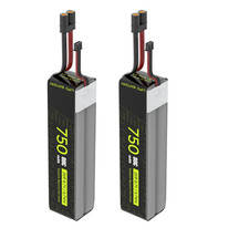 2x Explorer 750mAh HV 2S 80C Lipo XT30 Batteries