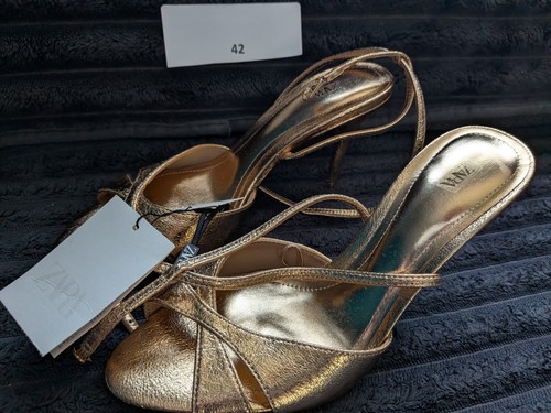 Zara metallic effect - zara, high-heel