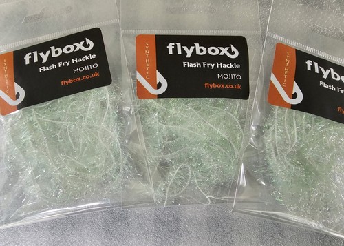 Fly tying flash hackle - tying,