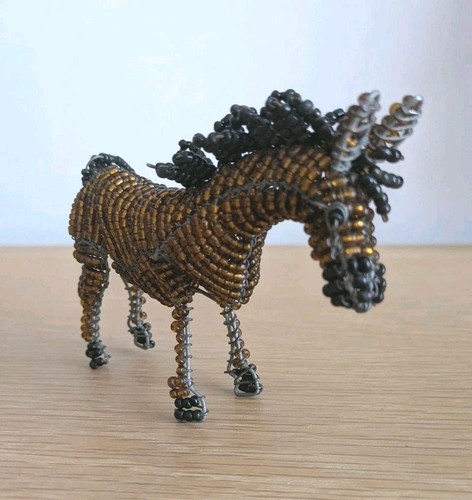 Beaded stylised horse - beaded,