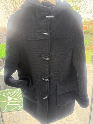 Topshop navy wool - wool, duffle