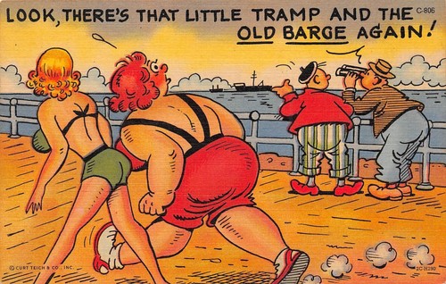 Look there that little tramp - little,