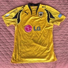 Vintage AEK Athens Home Shirt 2007/2008, Puma, Medium, Great Condition