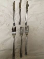 Viners 3 X Knives And Forks Same  Design  Look Unused.