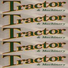Magazine Tractor & Machinery