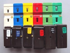 WYLEX HRC CARTRIDGE FUSE ASSEMBLY 5 15 20 30 35 40 45 WITH WITHOUT BASE SHIELD