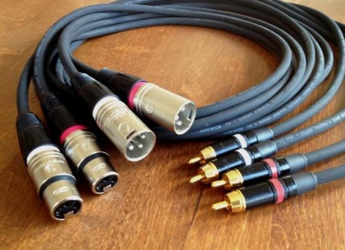 4x2 meter xlr rca cable - xlr-rca,