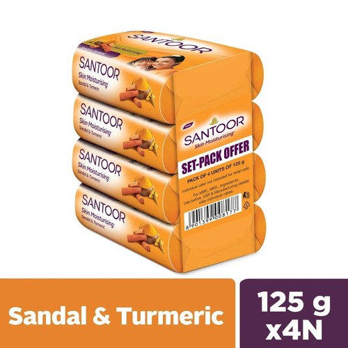 Santoor sandal turmeric - santoor, soap