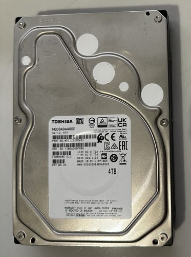 Toshiba mg08ada400e 4tb - 4tb, 3.5"