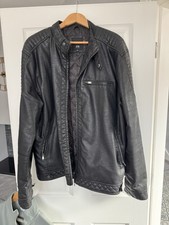 Mens River Island Faux leather