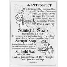 SUNLIGHT SOAP - Edwardian
