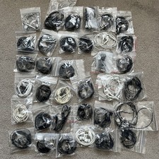 34x Mixed Headphones ear Job Lot Inc Apple Sony LG Veho Ericsson Panasonic 