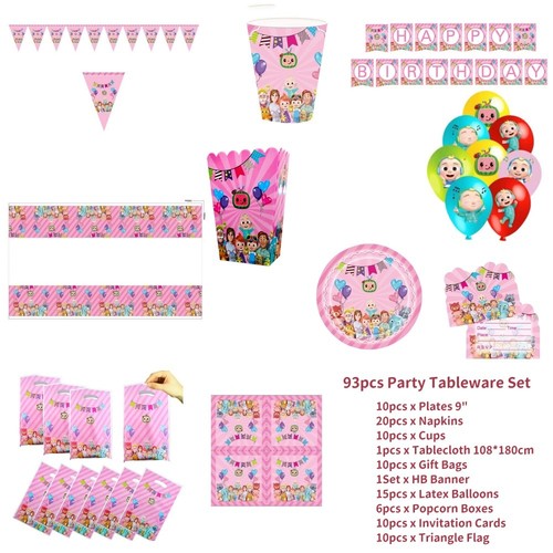 Cocomelon party decoration - cocomelon,