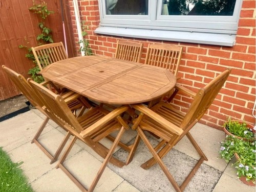 Wooden newbury garden table - wooden,