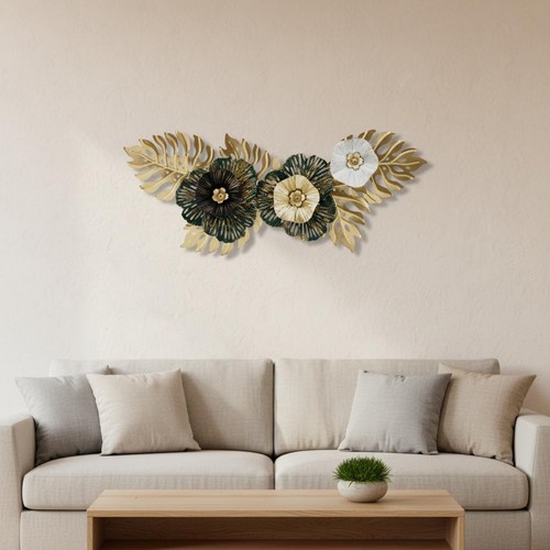 Metal flower wall decor - flower,