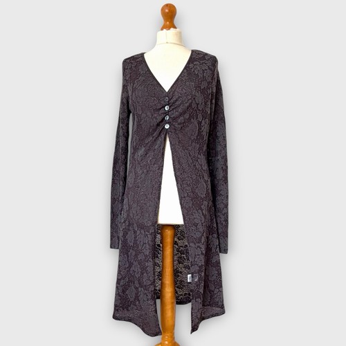 Myrine grey dress cardigan - dress,