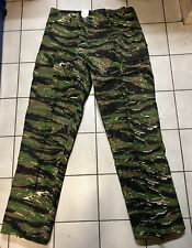 New US Army Style Green Tiger Stripe Camo BDU Combat Trousers Size Large
