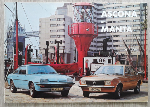 Opel ascona manta brochure - ascona,