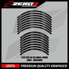 KTM Rim Decals SX 85 17" / 14"