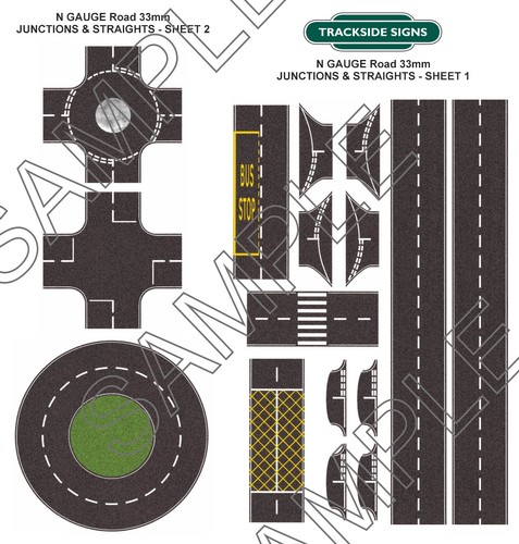 Junctions straight roads n - junctions,