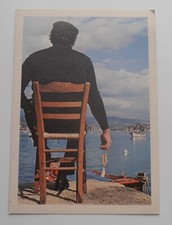POSTCARD: GREECE:  MAN SITTING