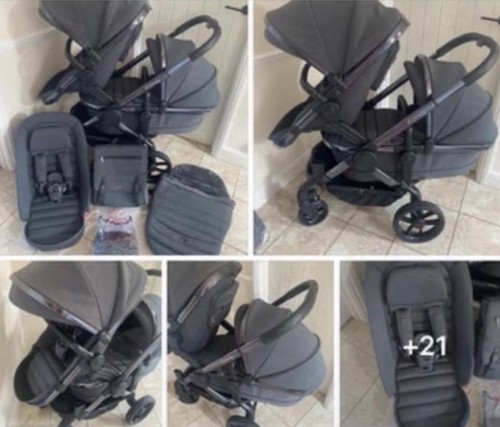Grey travel system pushchair - grey,
