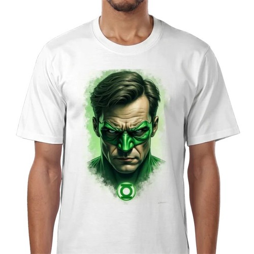 The face green lantern - a,