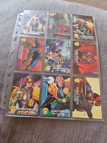 Judge dredd trading cards - judge,