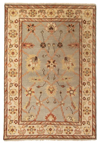 Traditional khaki hand knotted - khaki, hand-knotted
