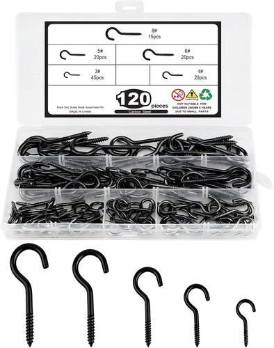 120 pcs black screw cup - 120-pcs,