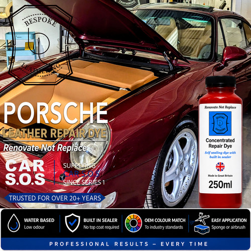 Porsche car leather - car, dye