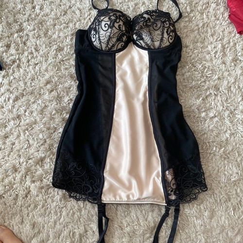 Ann summers satin lace basque - satin&,