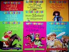 9 x Happy Families books Allan