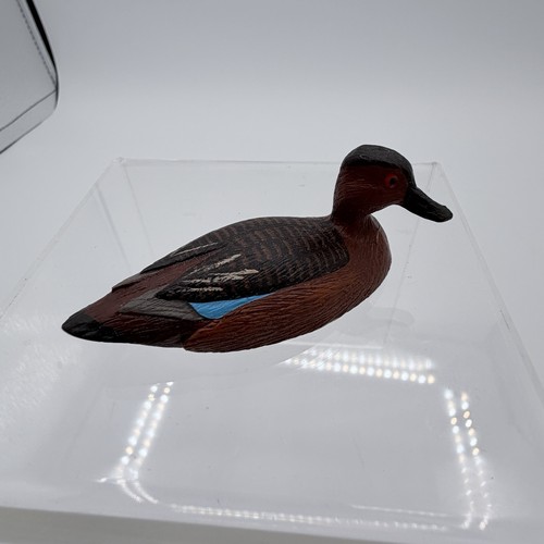 Vtg decoy duck mini - duck, figurine