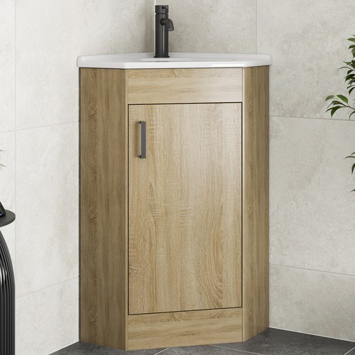 Bathroom single door - door, corner
