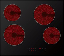 60cm Ceramic Hob 4 Zone 6000W