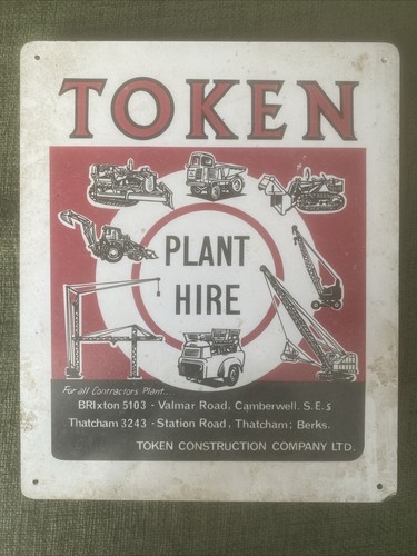 Vintage token plant hire - token,