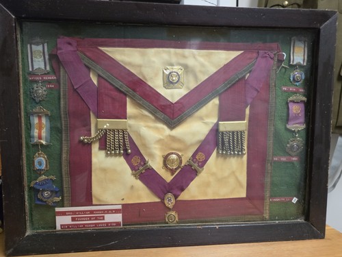 Vintage framed raob masonic - vintage,