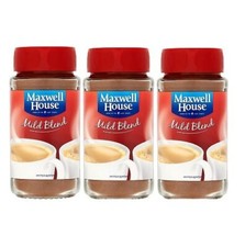 3 x Maxwell House Coffee Powder Mild - 100Gm
