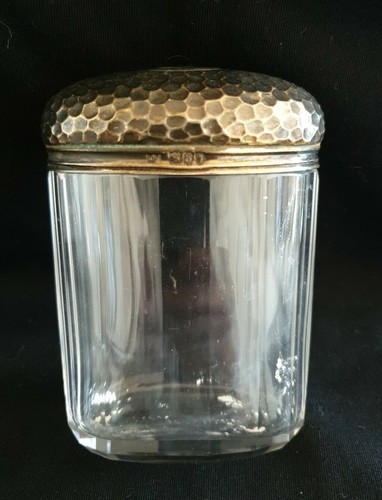 Antique glass solid silver - glass,