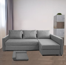 BRAND NEW Ikea Manstad Replacement Cover Corner Sofa-bed Custom Made BLUE B23