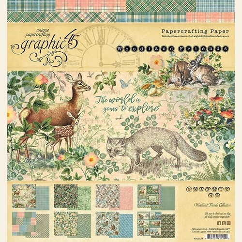 Graphic 8 paper pad - graphic, 8"
