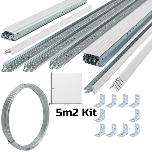 5m2 complete white grid - 5m2,